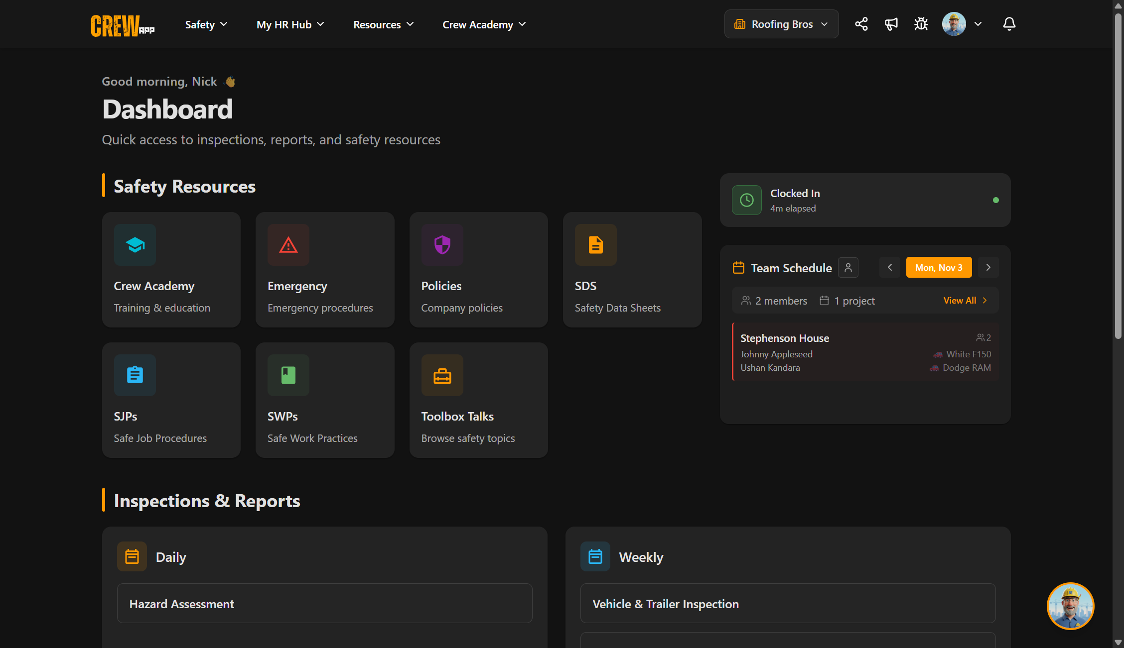 Rew App Platform (Core) - Crew App | Construction Management Software Nova Scotia